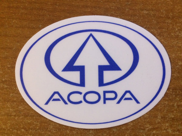 Oval Acopa Sticker